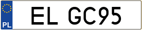 Truck License Plate